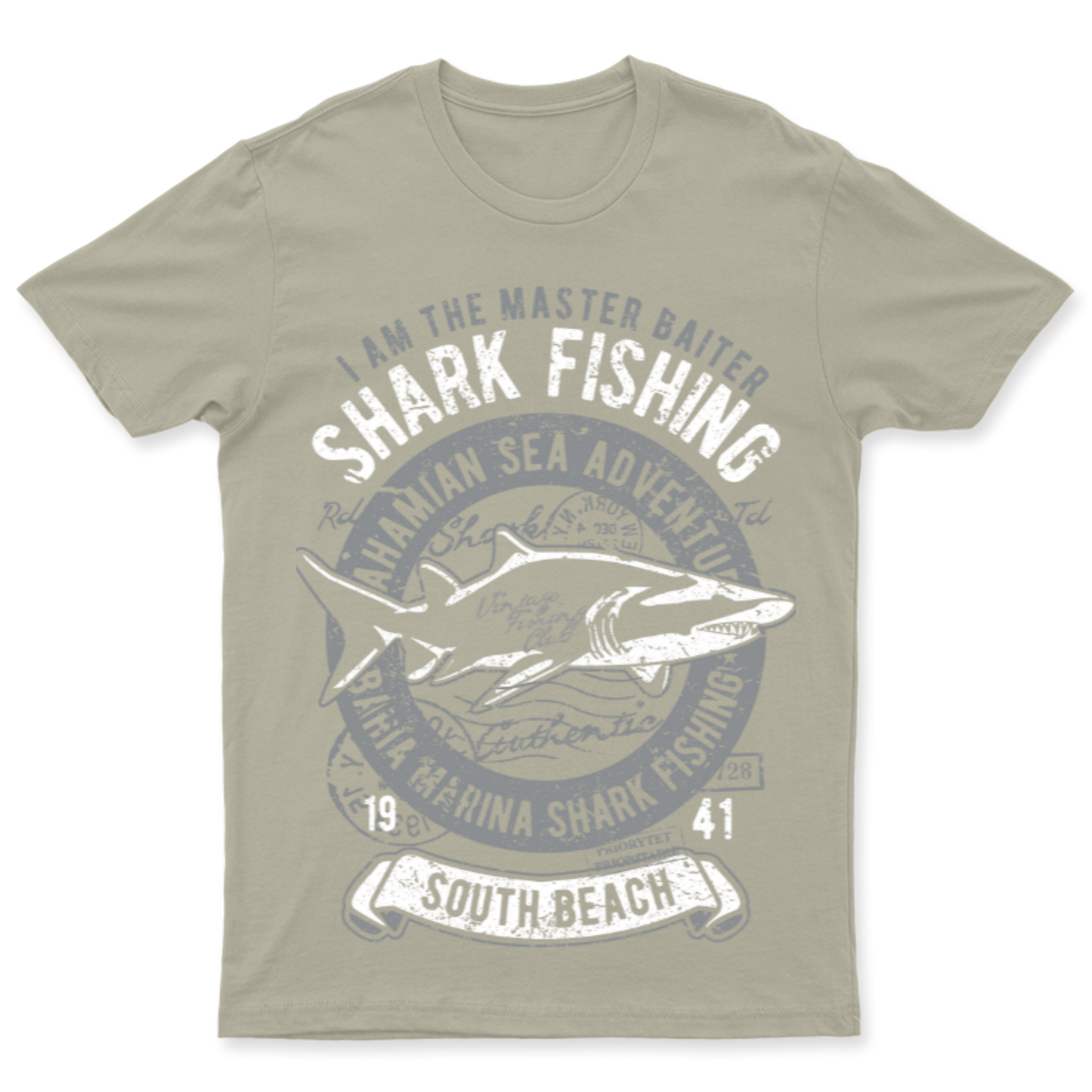 Playera Vintage Shark - Hombre