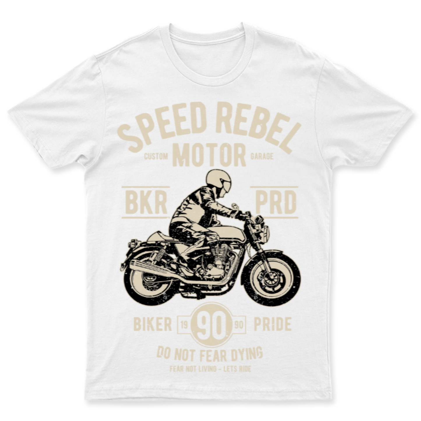 Playera Vintage Speed Rebel - Hombre