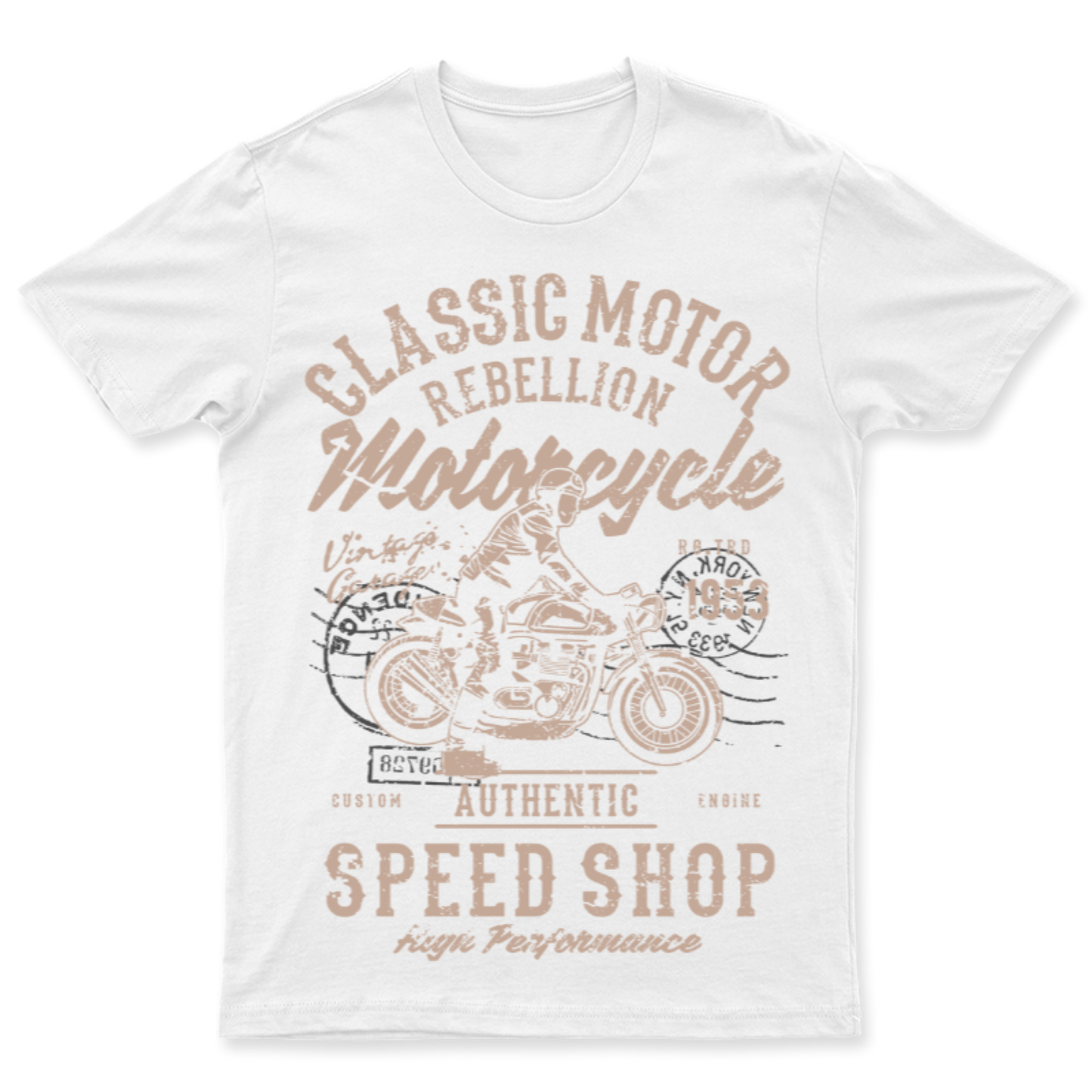 Playera Motor Rebellion - Hombre