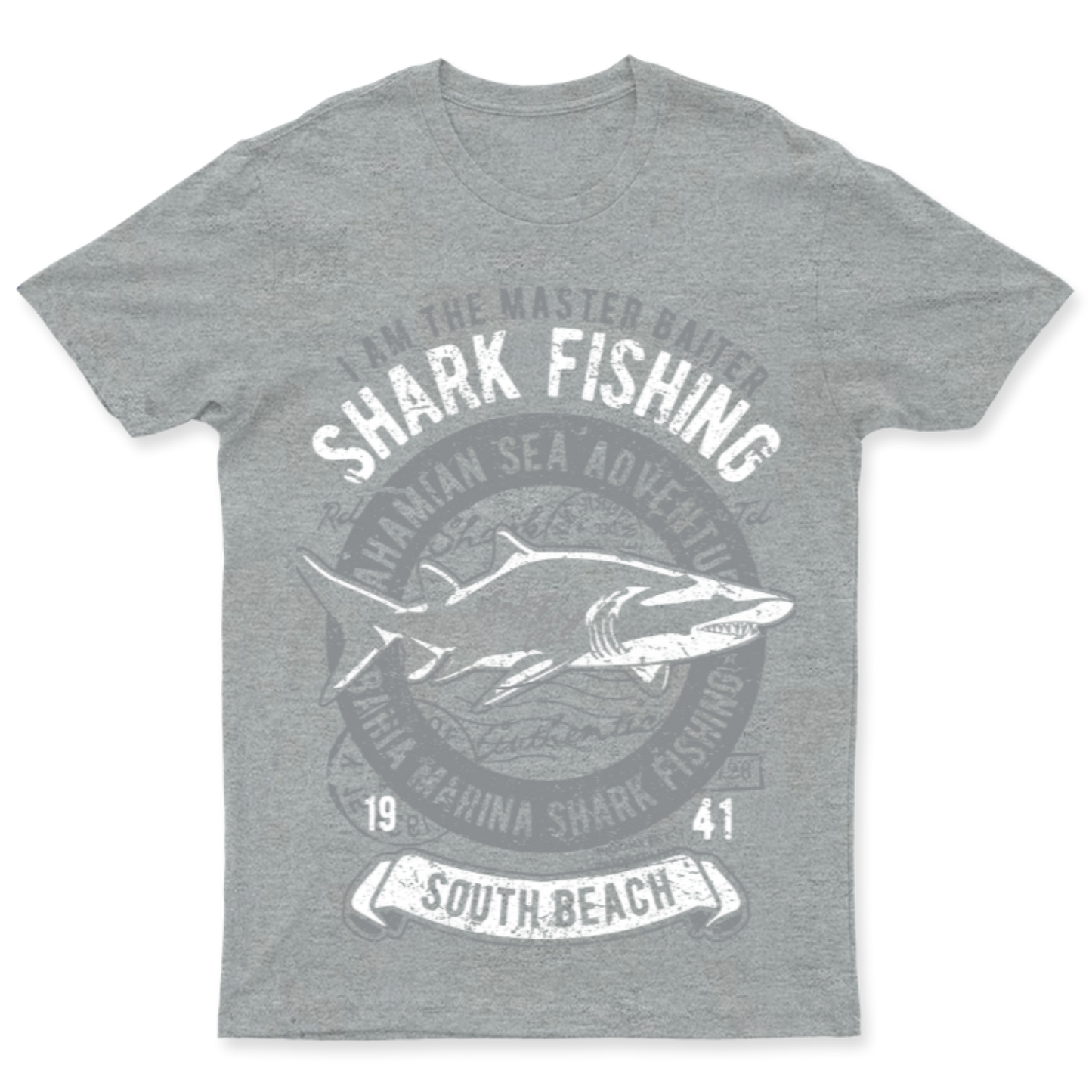 Playera Vintage Shark - Hombre