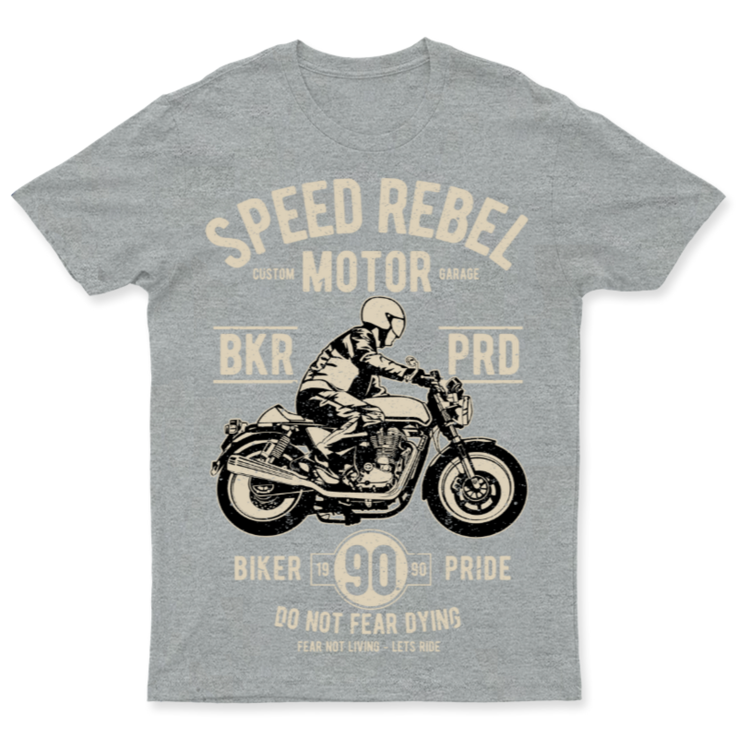 Playera Vintage Speed Rebel - Hombre
