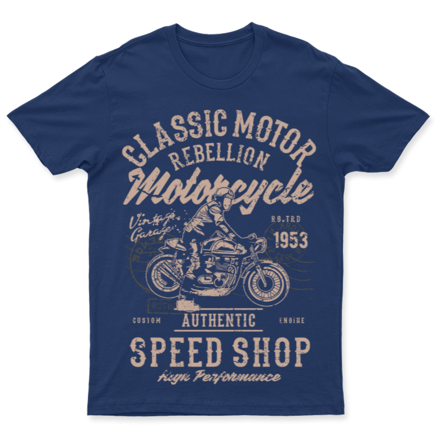 Playera Motor Rebellion - Hombre