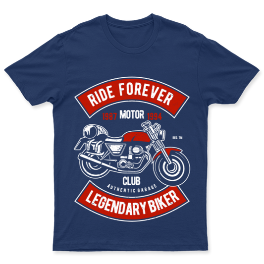 Playera Vintage Ride Forever - Hombre