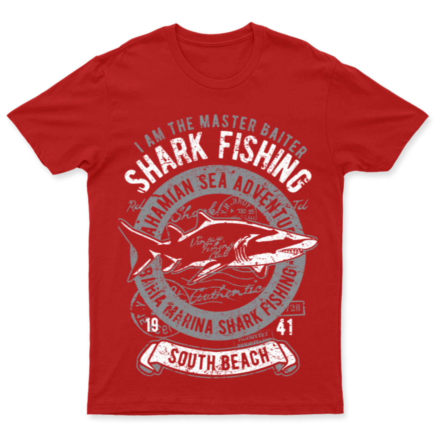 Playera Vintage Shark - Hombre