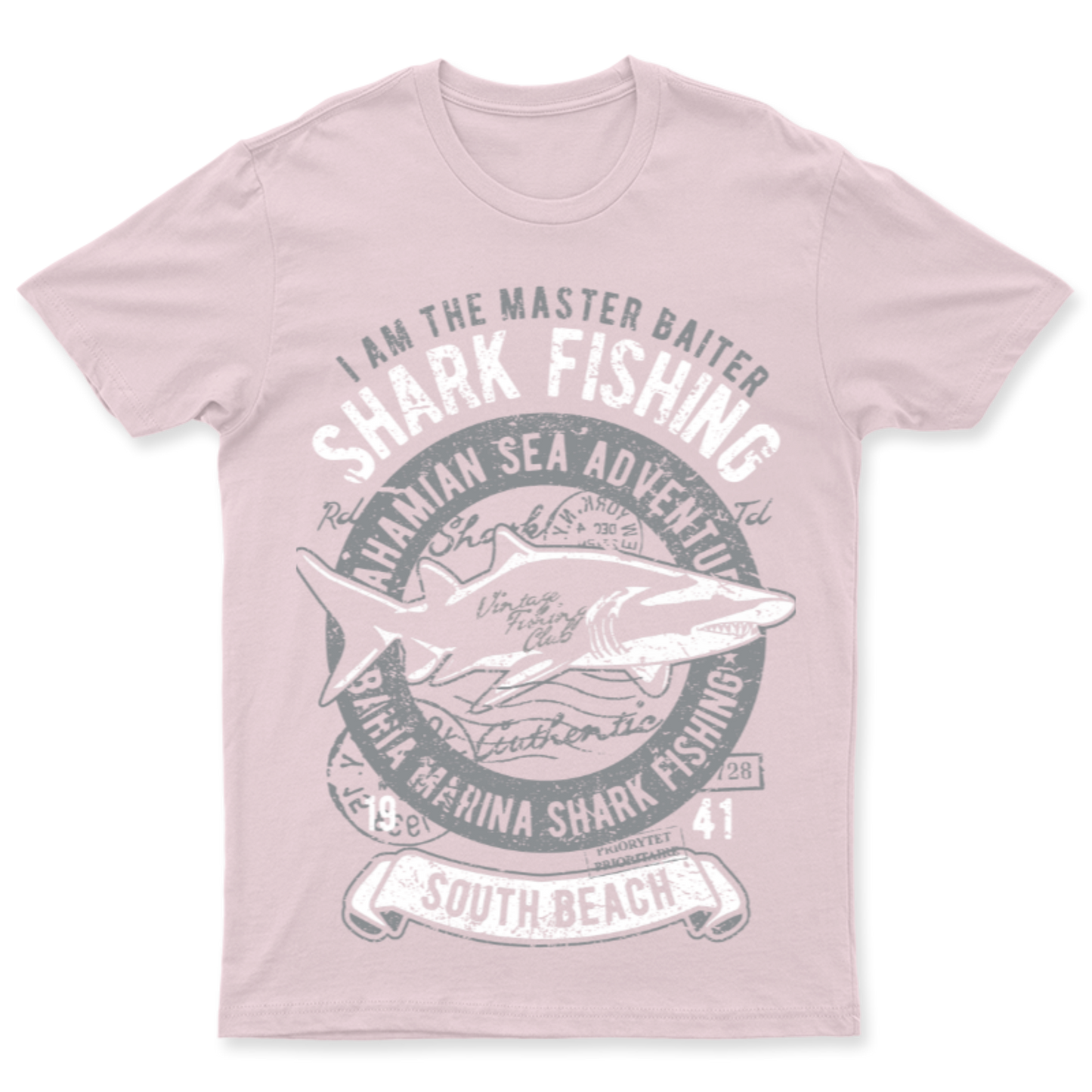 Playera Vintage Shark - Hombre