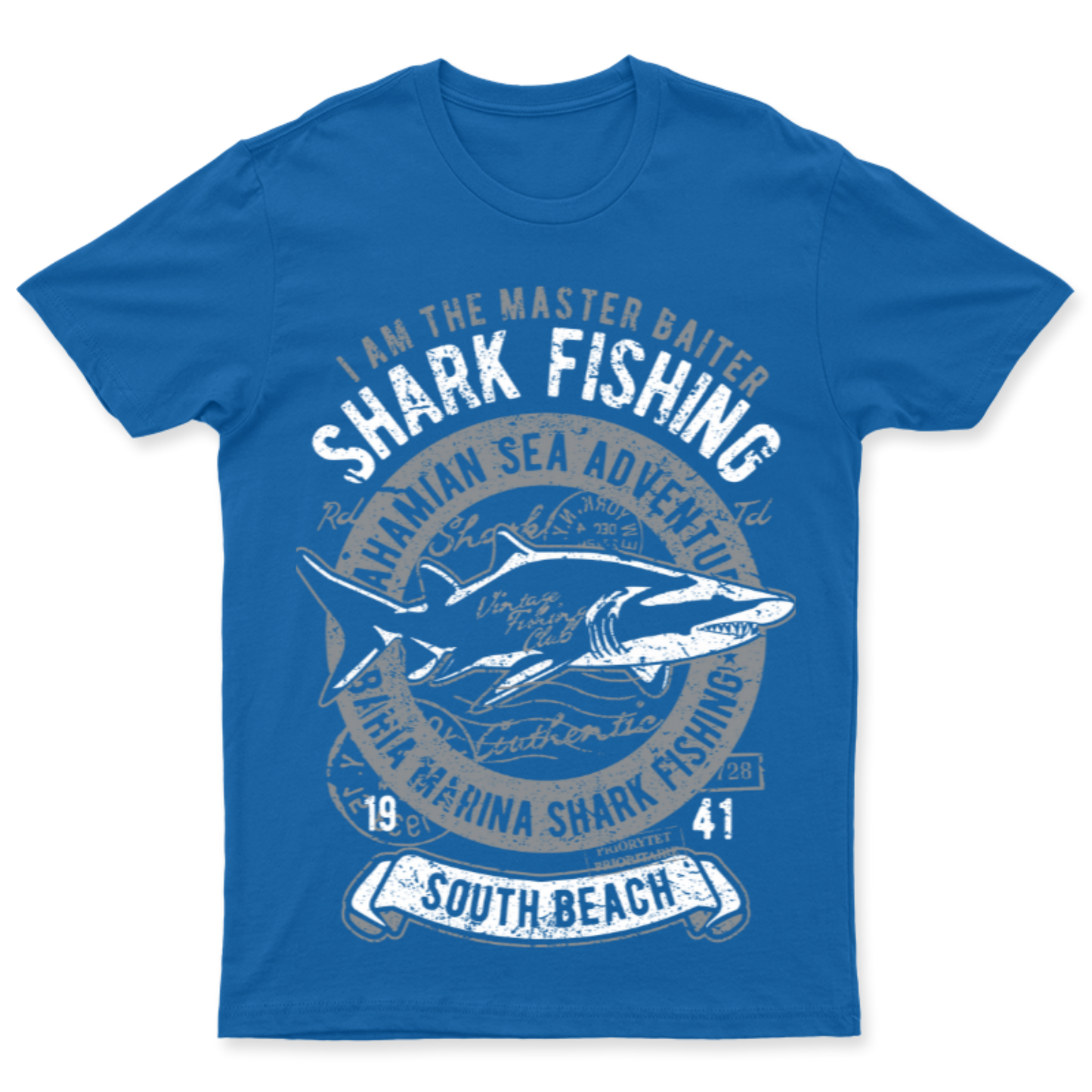 Playera Vintage Shark - Hombre