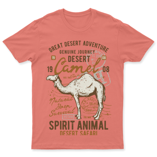 Playera Vintage Desert Camel - Hombre