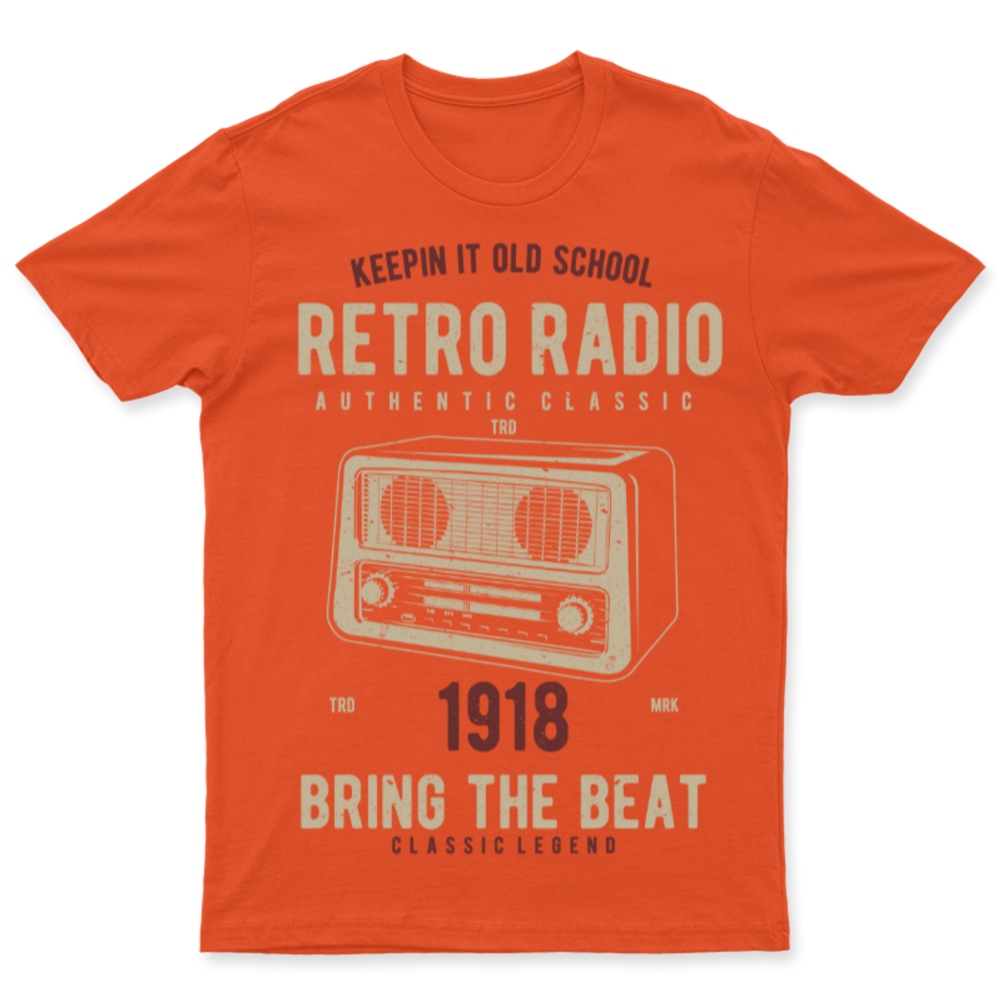 Playera Vintage Retro Radio - Hombre