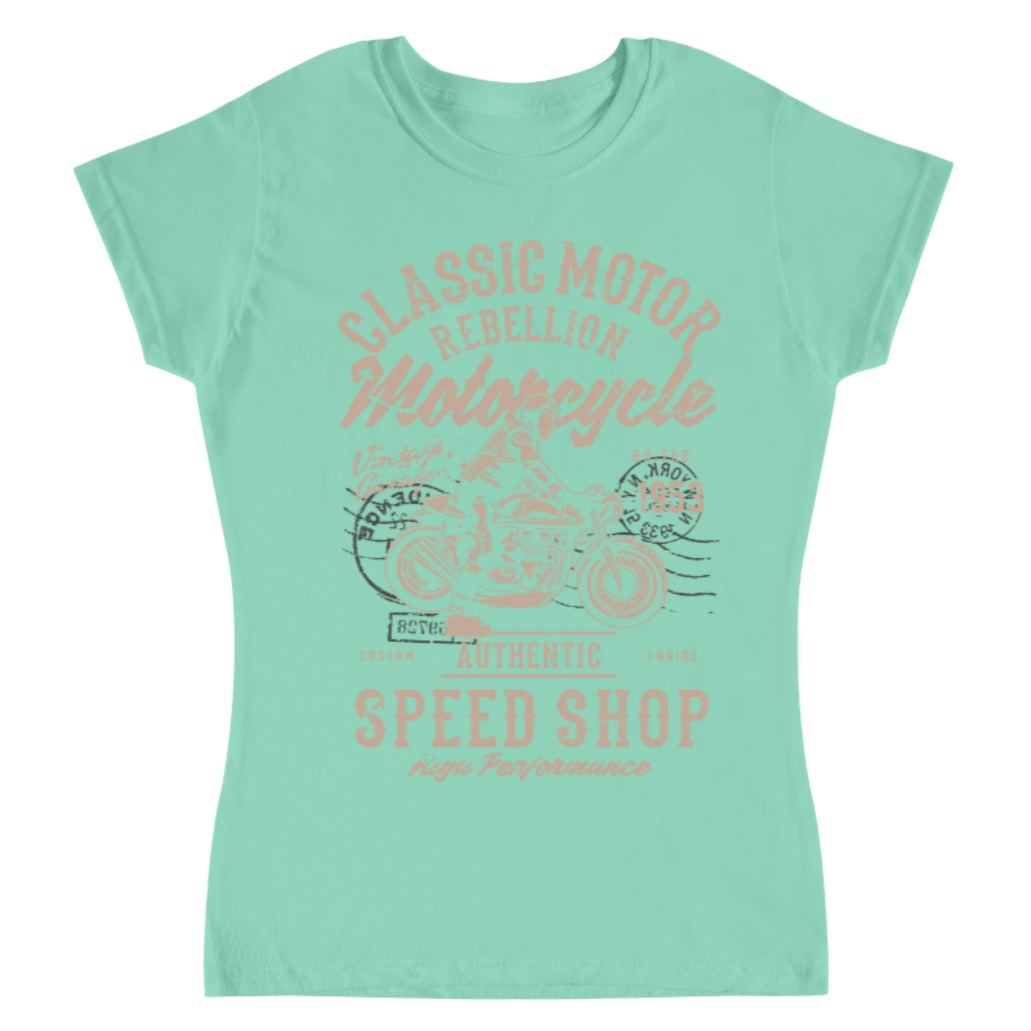 Playera Motor Rebellion - Mujer