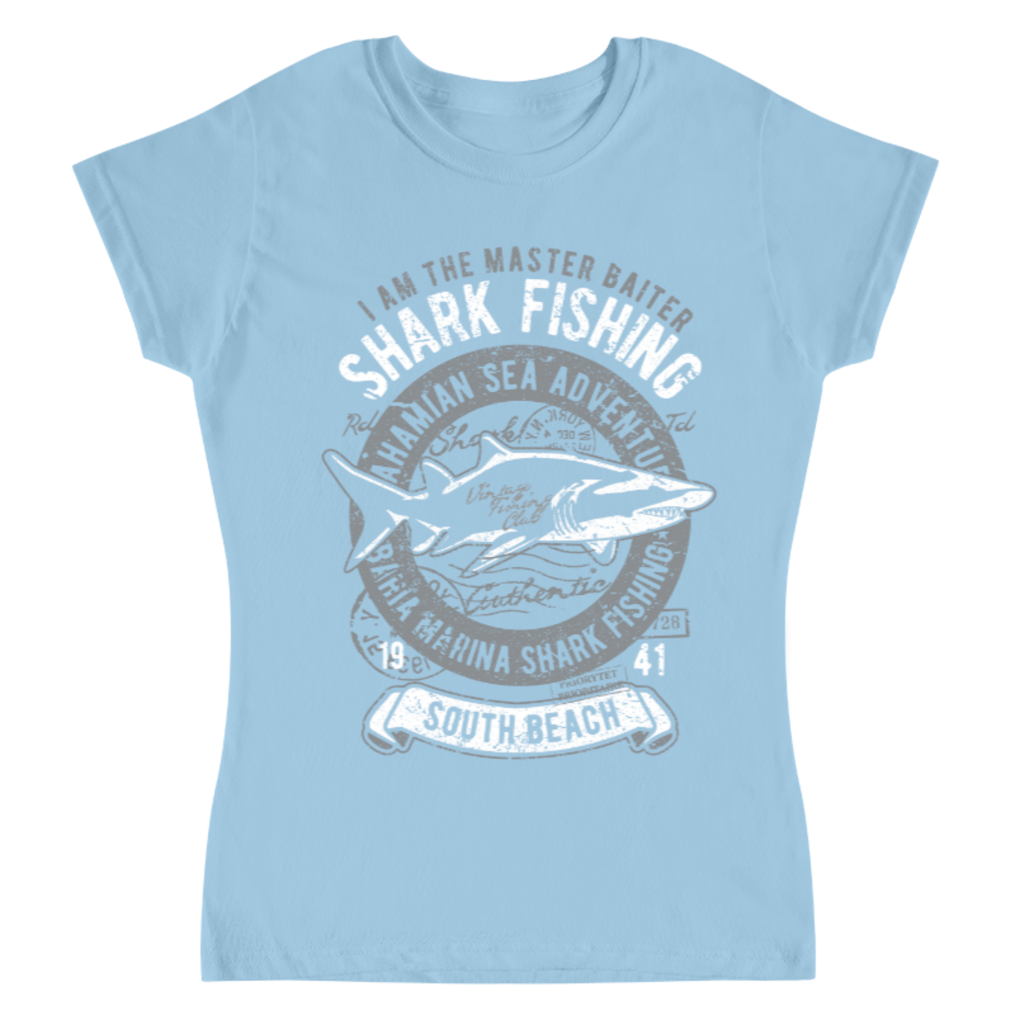 Playera Vintage Shark - Mujer