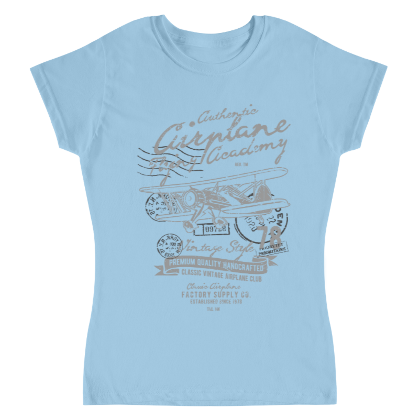 Playera Classic Airplane - Mujer