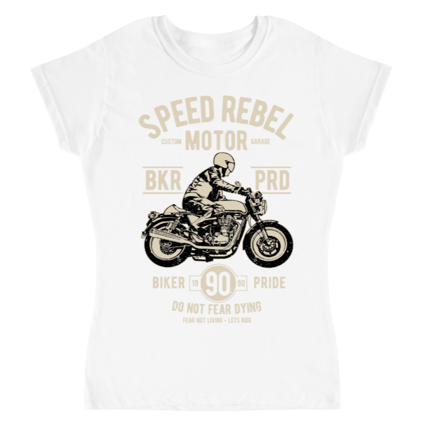 Playera Vintage Speed Rebel - Mujer