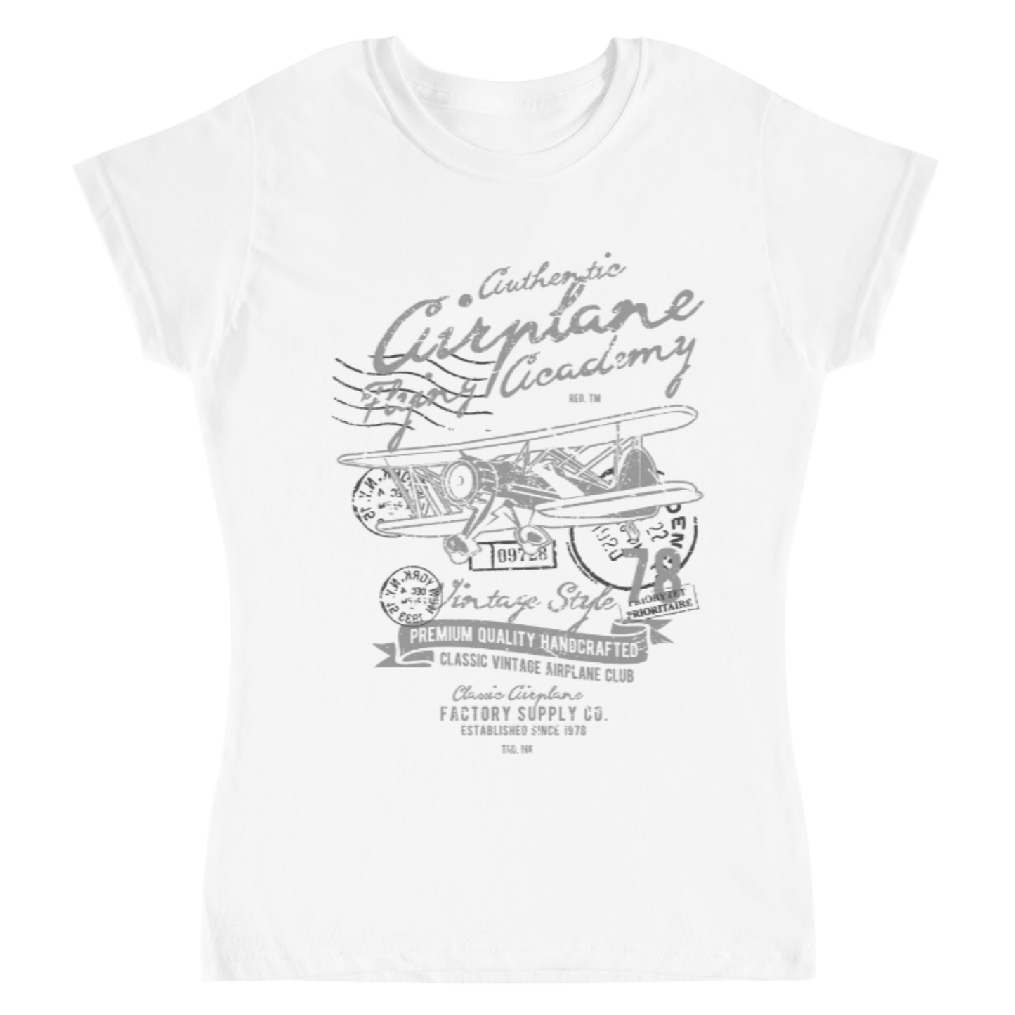 Playera Classic Airplane - Mujer