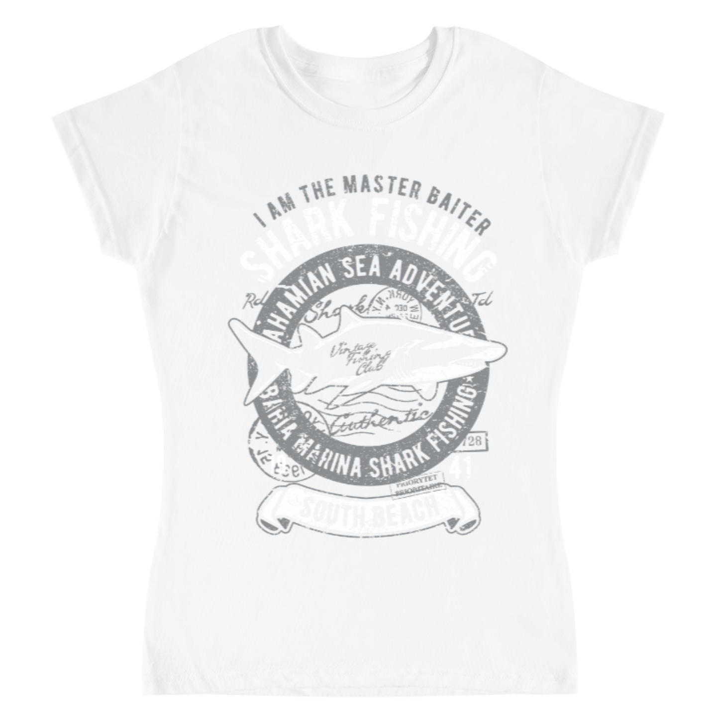 Playera Vintage Shark - Mujer