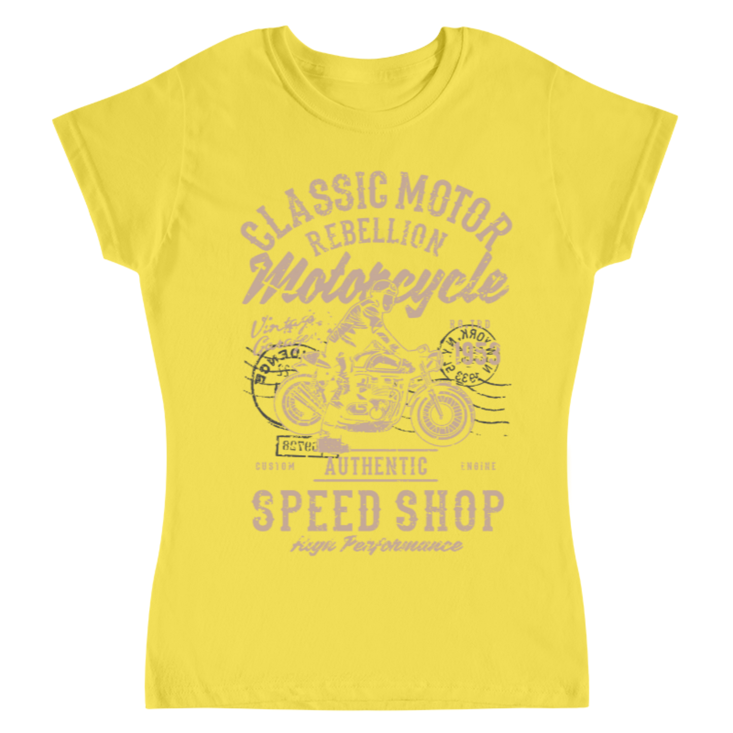 Playera Motor Rebellion - Mujer