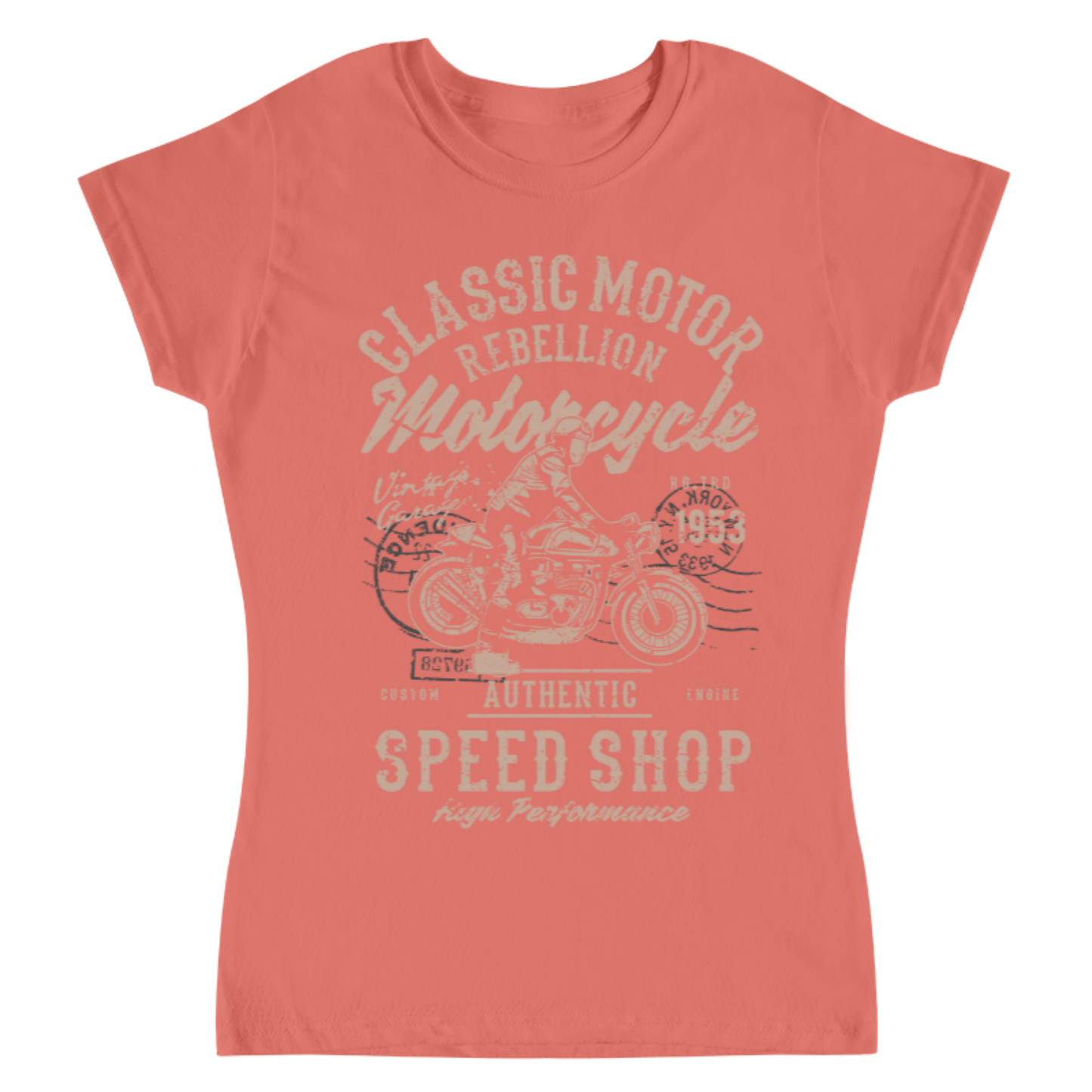 Playera Motor Rebellion - Mujer