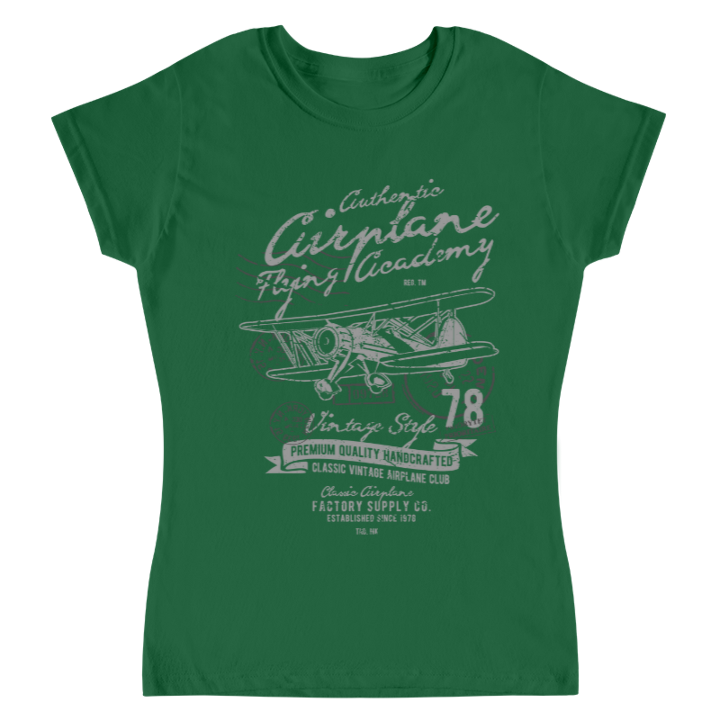 Playera Classic Airplane - Mujer