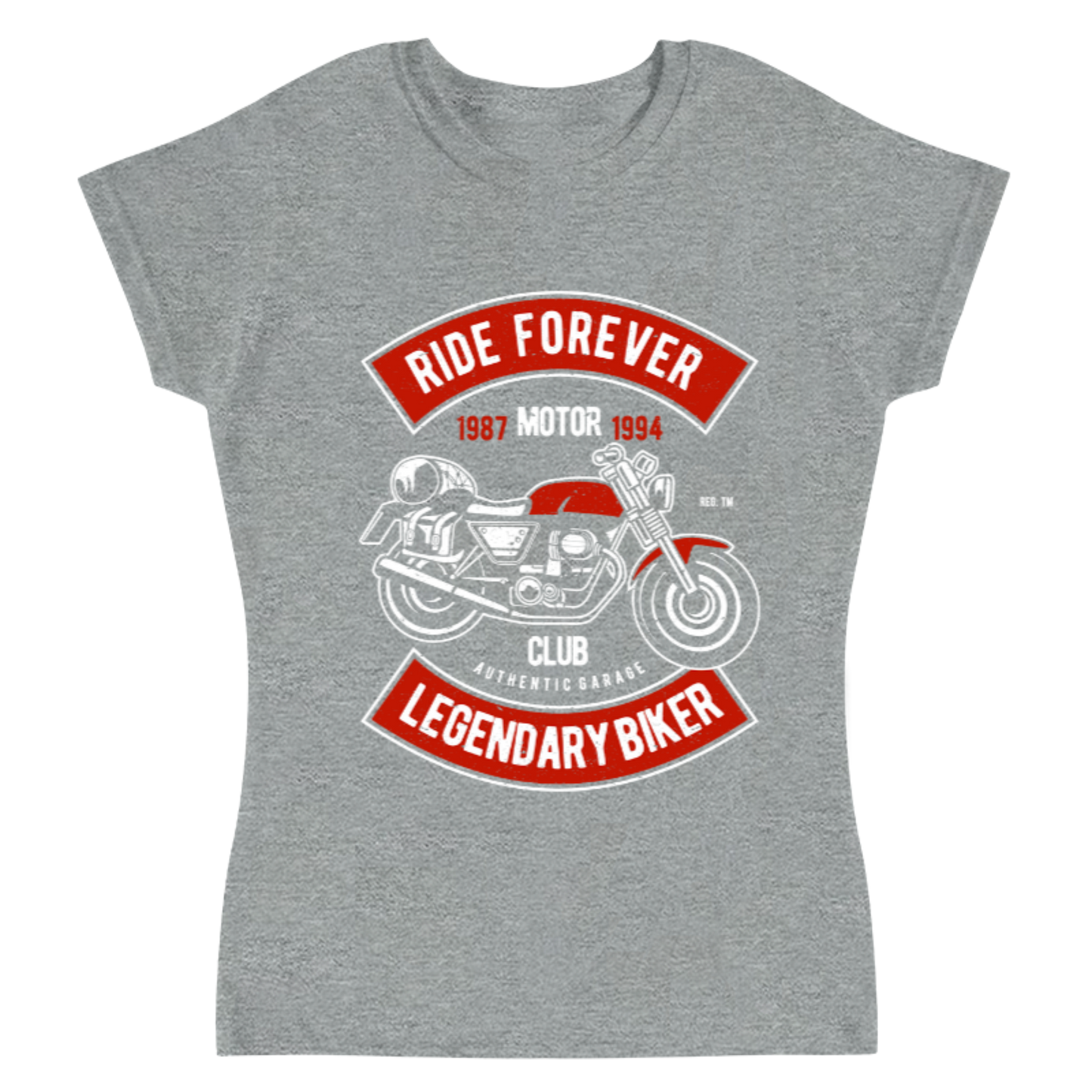 Playera Vintage Ride Forever - Mujer