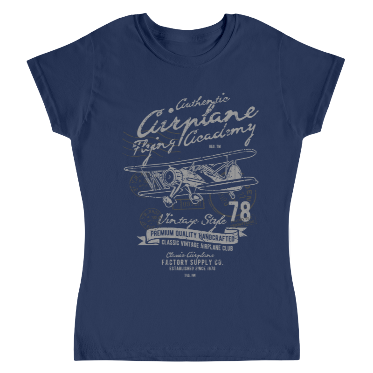 Playera Classic Airplane - Mujer