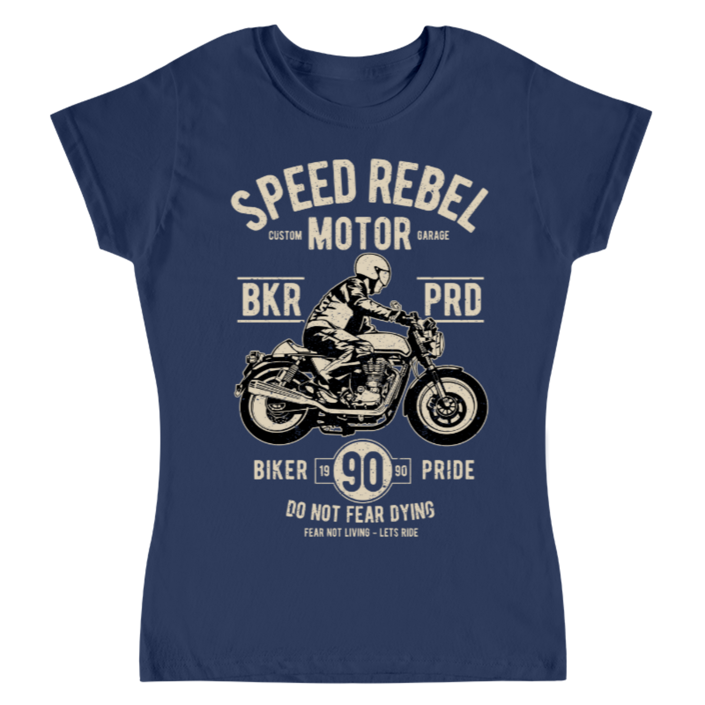 Playera Vintage Speed Rebel - Mujer