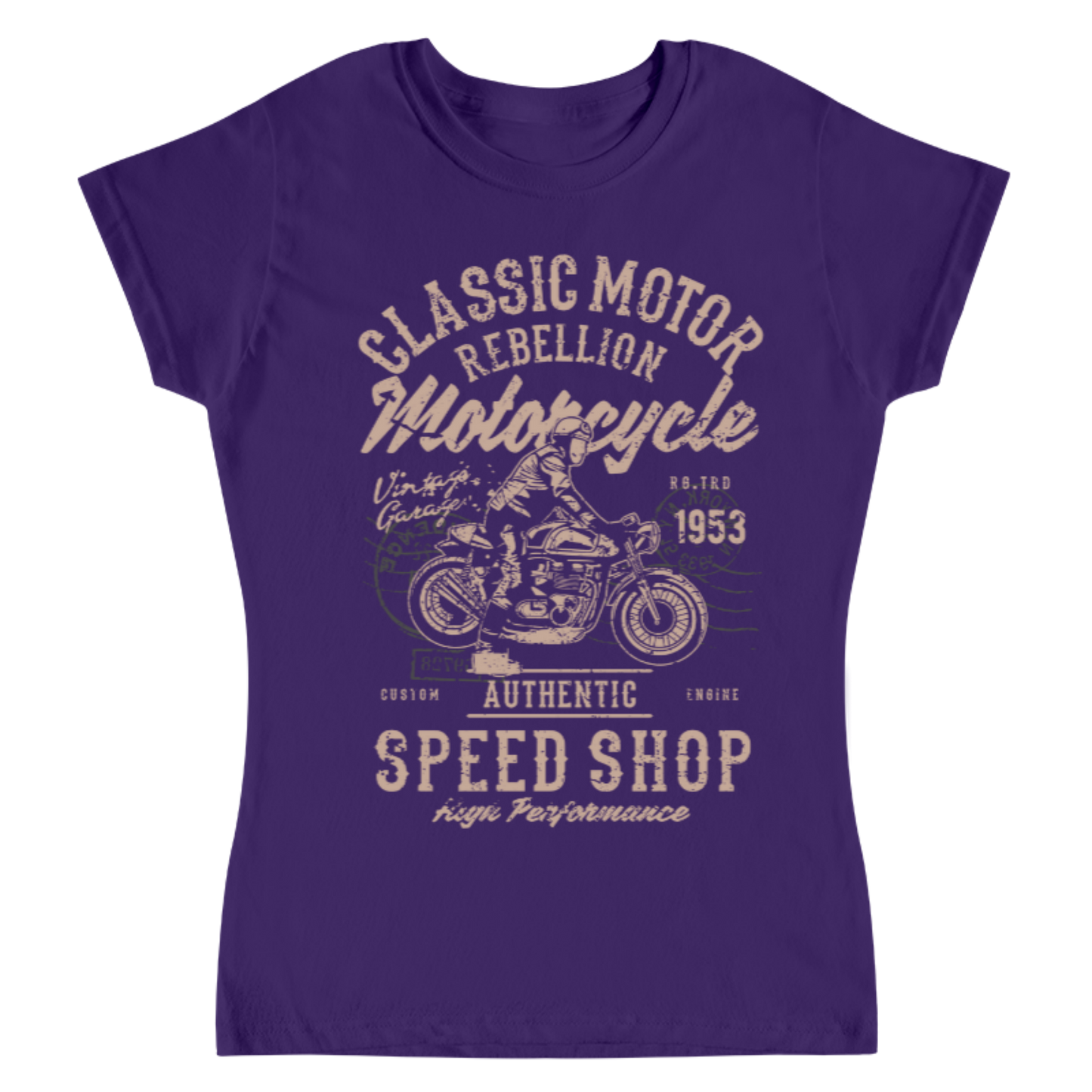 Playera Motor Rebellion - Mujer