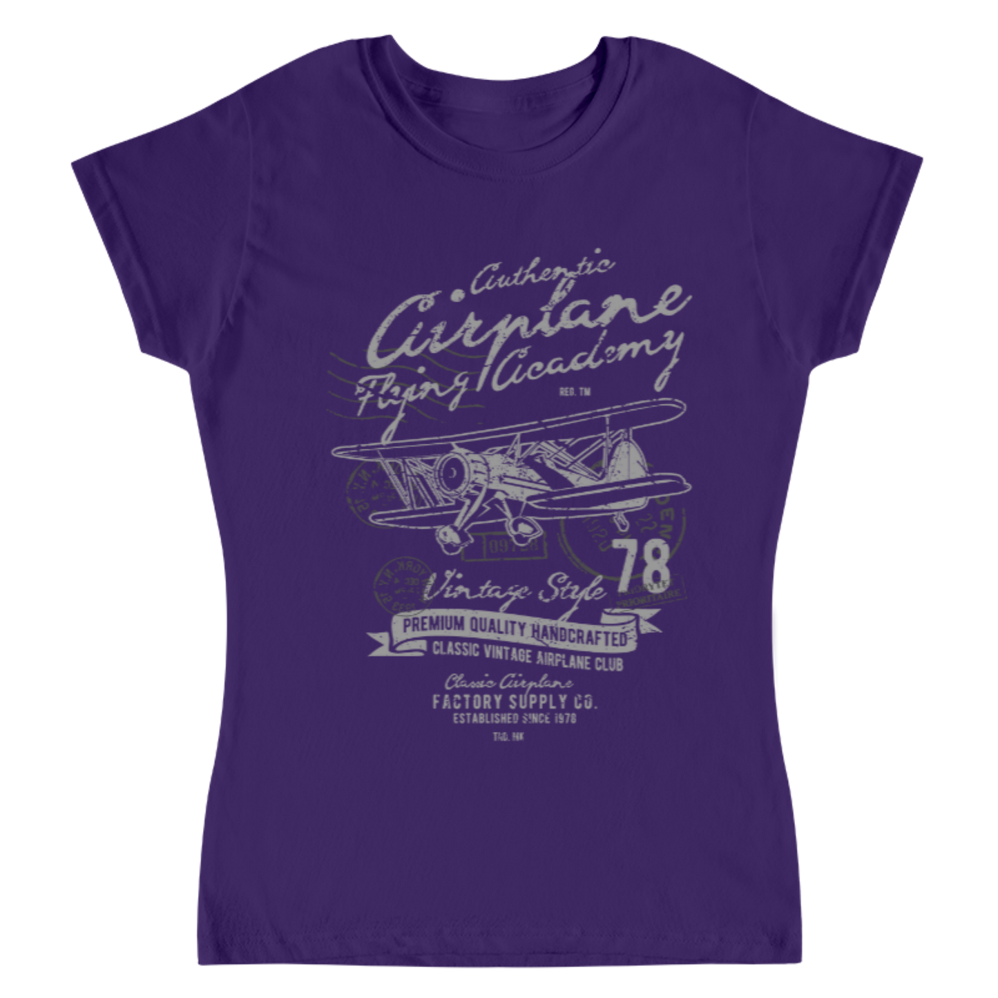 Playera Classic Airplane - Mujer