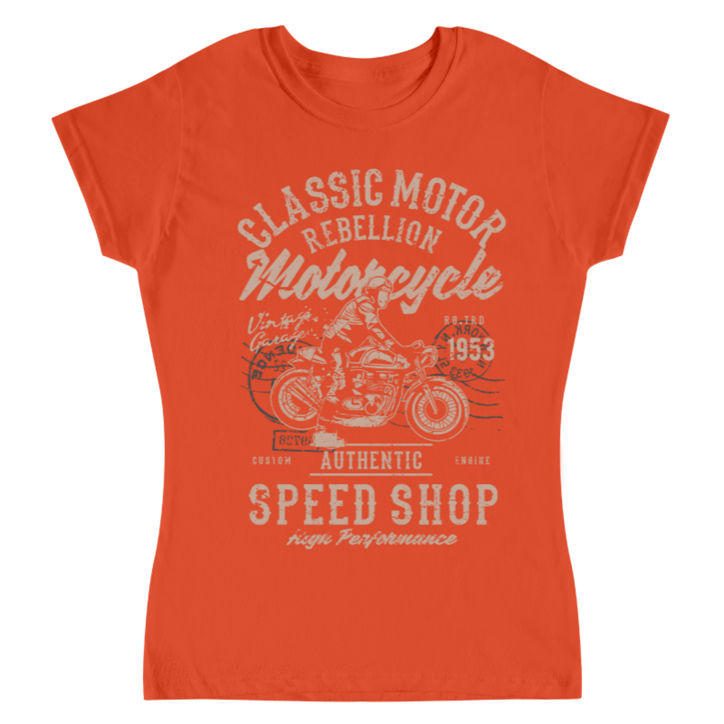 Playera Motor Rebellion - Mujer