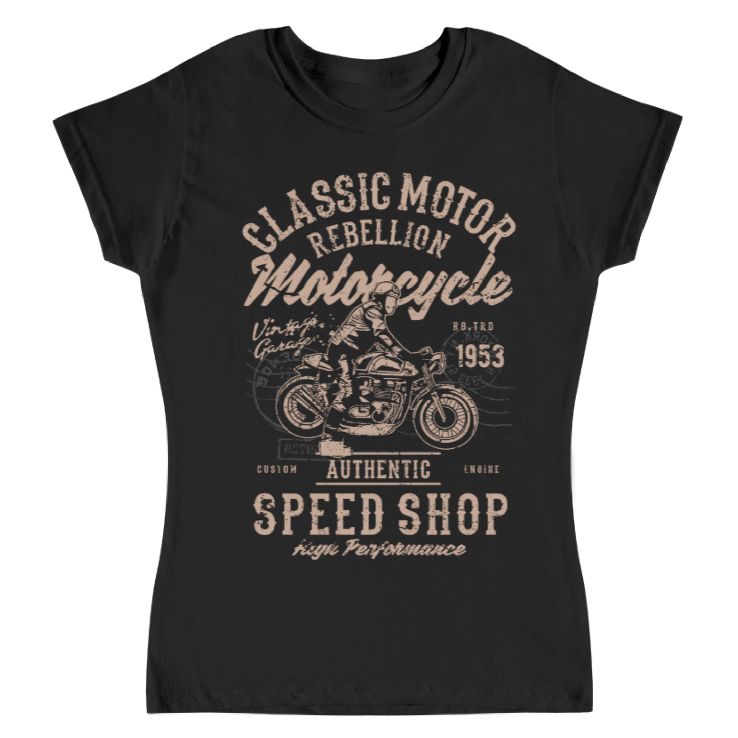 Playera Motor Rebellion - Mujer