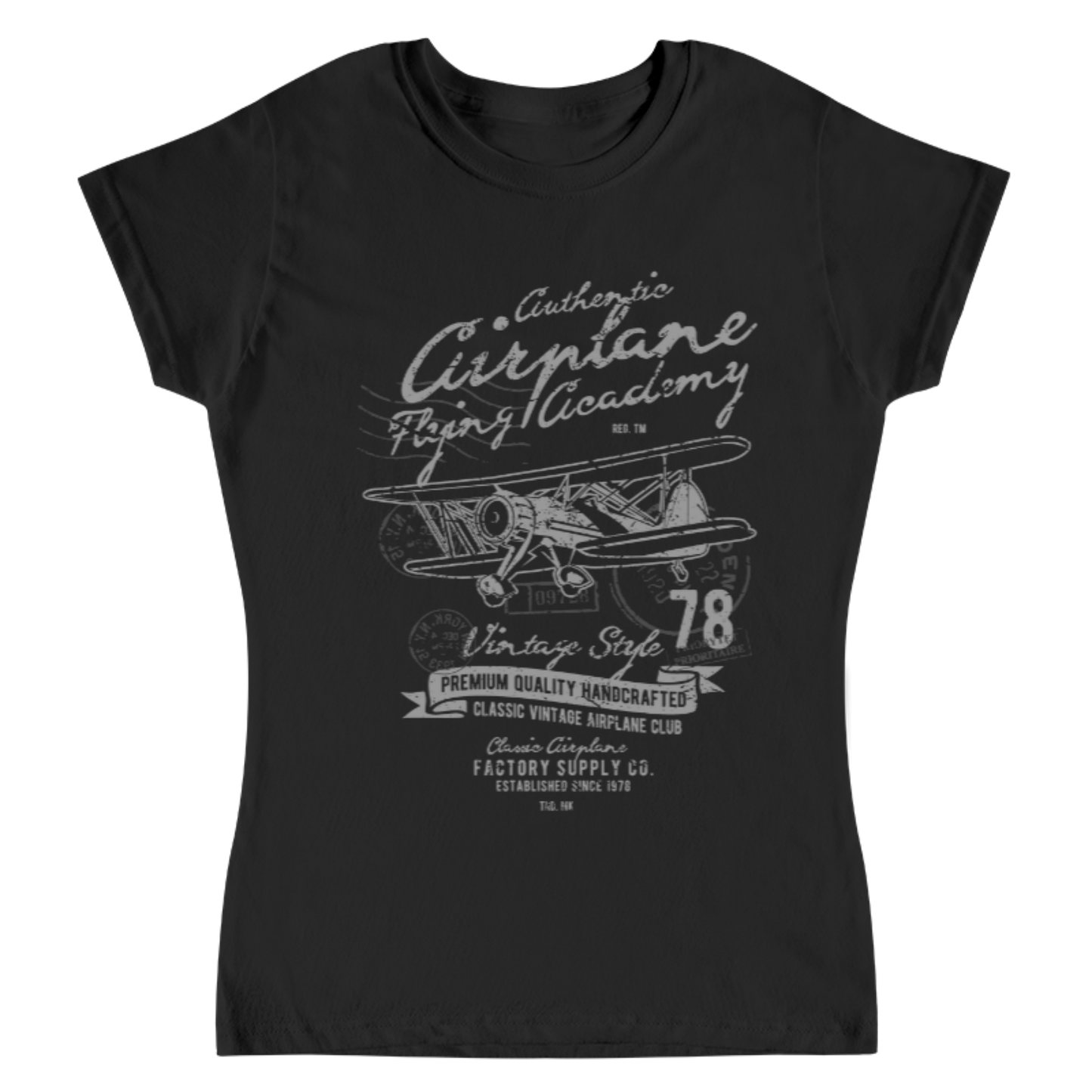 Playera Classic Airplane - Mujer