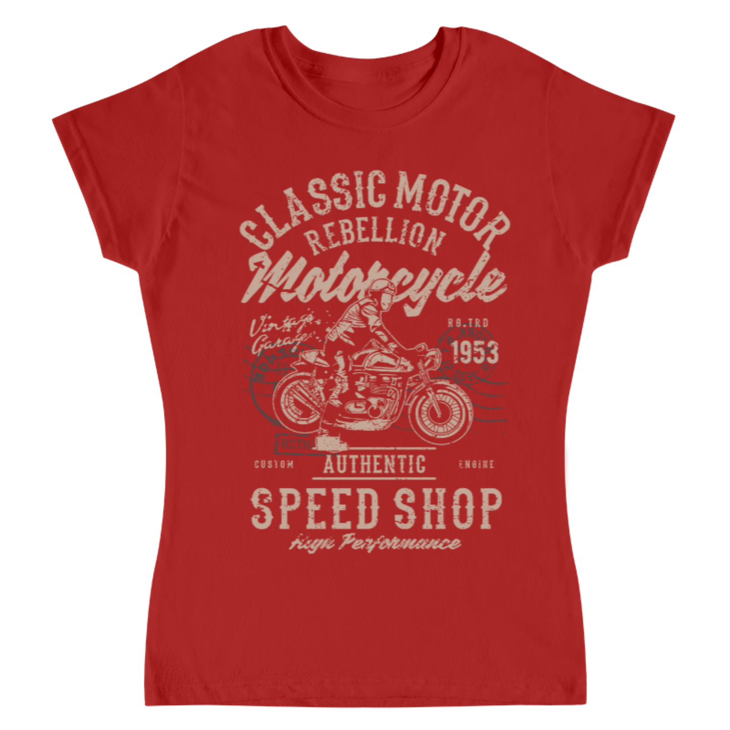 Playera Motor Rebellion - Mujer