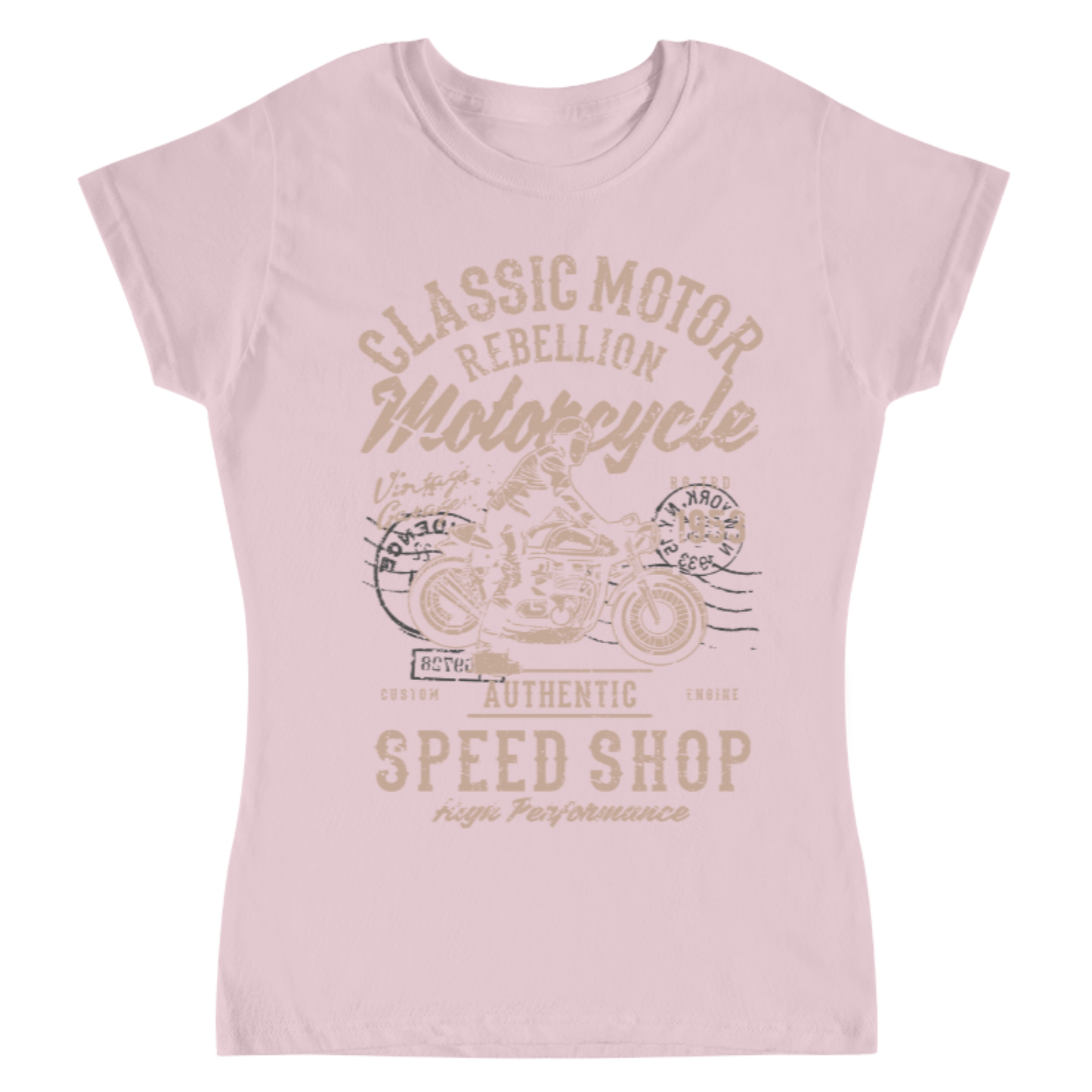 Playera Motor Rebellion - Mujer