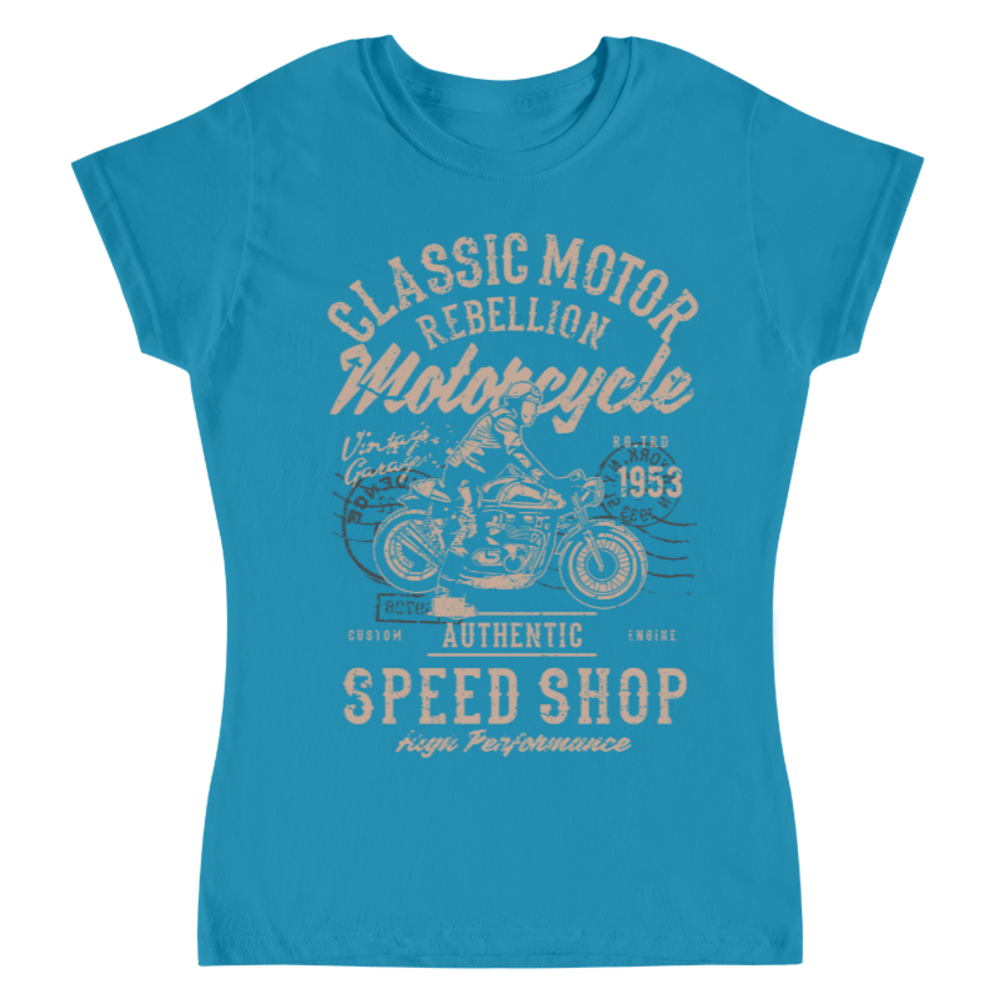 Playera Motor Rebellion - Mujer