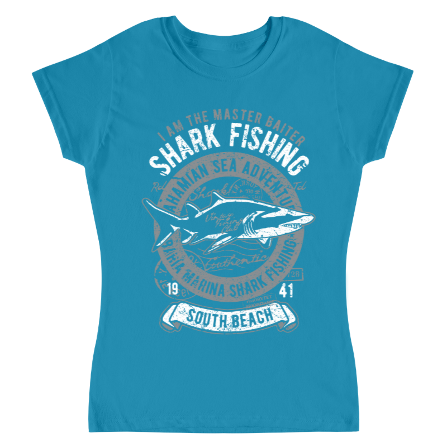 Playera Vintage Shark - Mujer