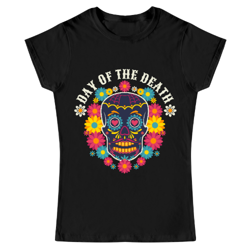 Playera Day of the Death Oscura - Mujer