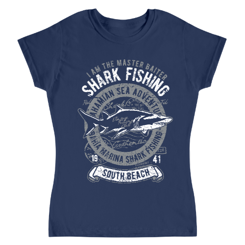 Playera Vintage Shark - Mujer