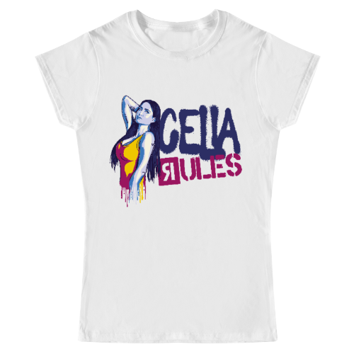 Playera Celia Rules Midnight - Mujer