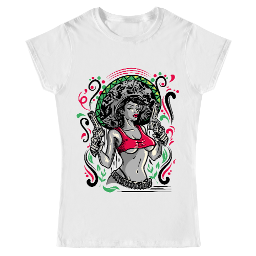 Playera Orale Killa Blanca - Mujer